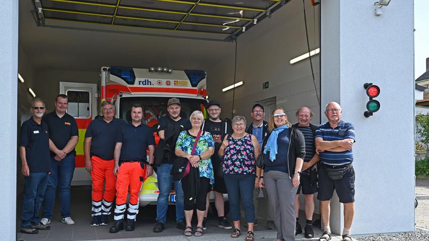 Begeistert vom modernen Konzept der Rettungswache Petersdorf im Westen der Insel Fehmarn waren unsere dänischen Gäste.